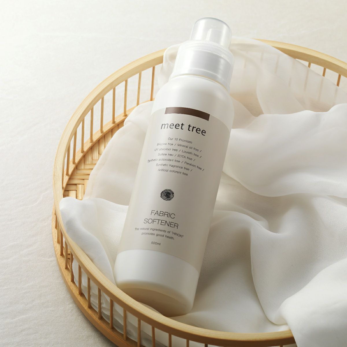 meet tree　柔軟剤 500ml　ヒノキ　イメージ写真