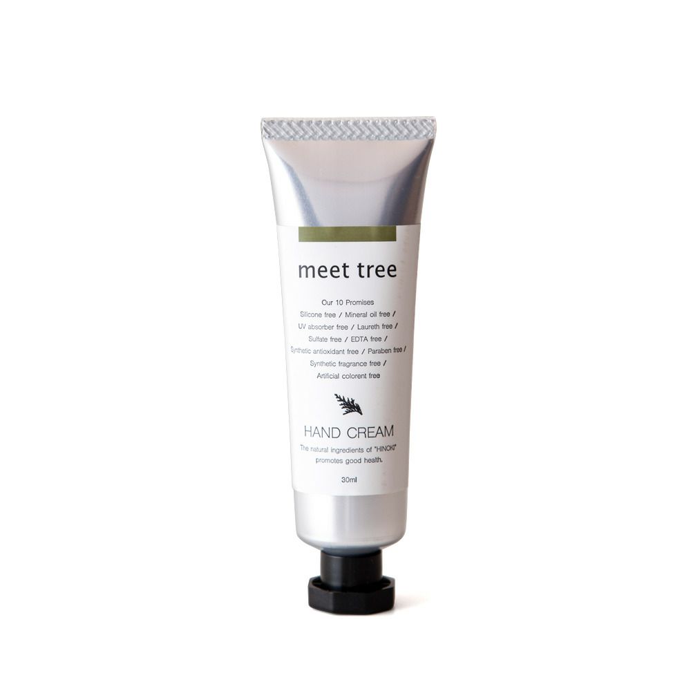 meet tree　ハンドクリーム（ヒノキ） 30ml　ヒノキ　正面