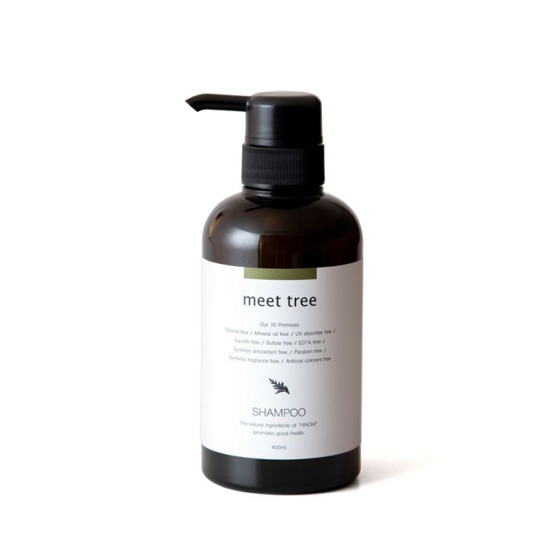 meet tree　シャンプー ヒノキ　400ml　正面