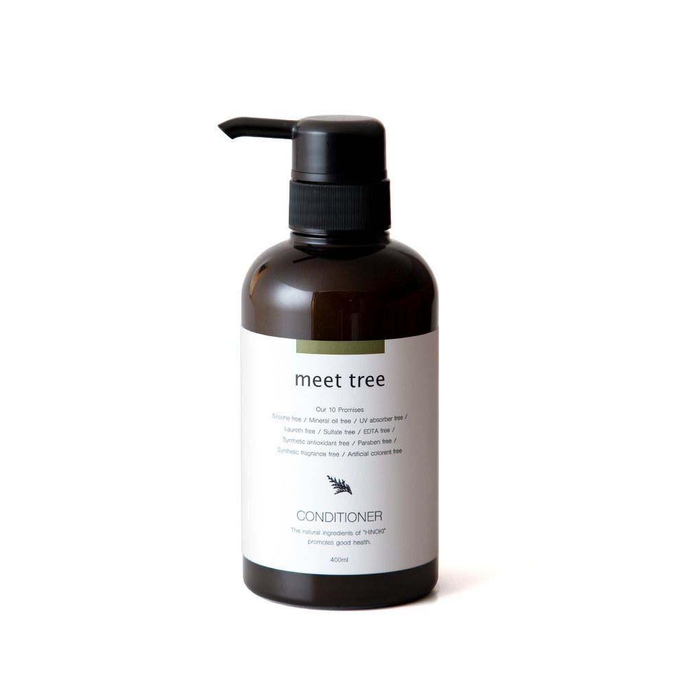 meet tree　コンディショナー ヒノキ　400ml　正面
