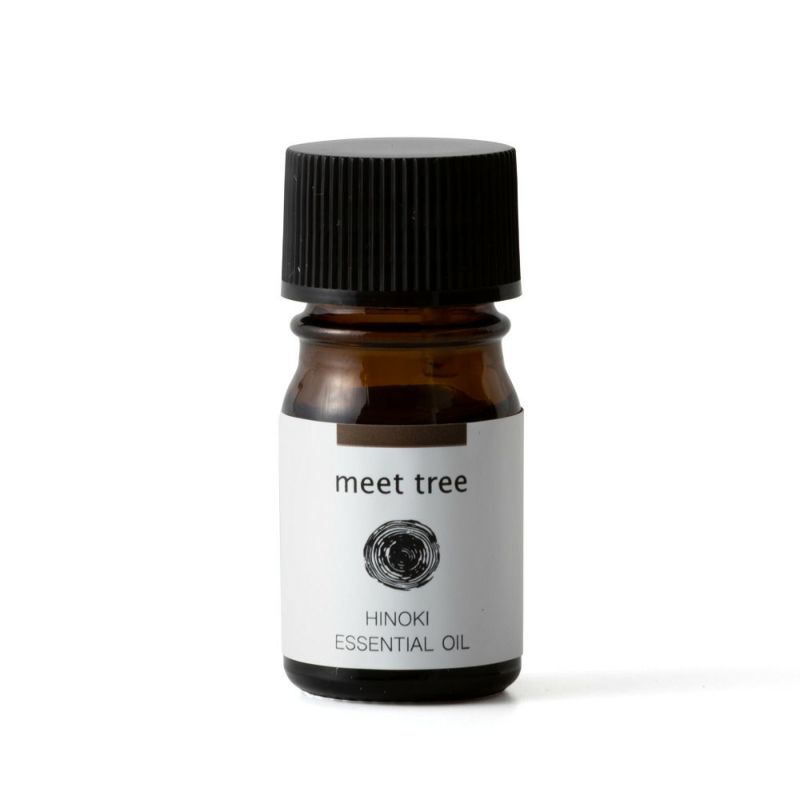 meet tree　精油（ヒノキの木） 5ml 　桧　檜　正面