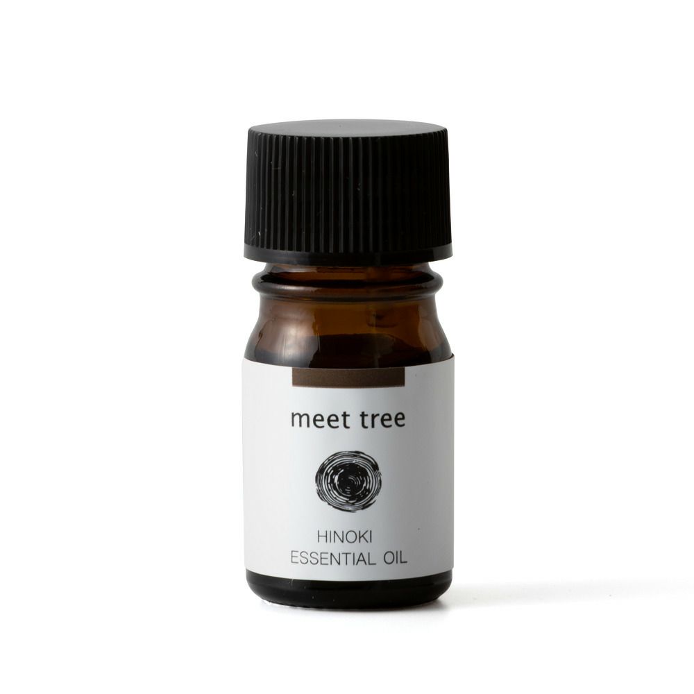 meet tree　精油（ヒノキの木） 5ml 　桧　檜　正面
