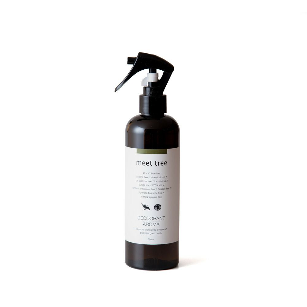 meet tree　消臭アロマミスト 300ml 　ヒノキ　正面
