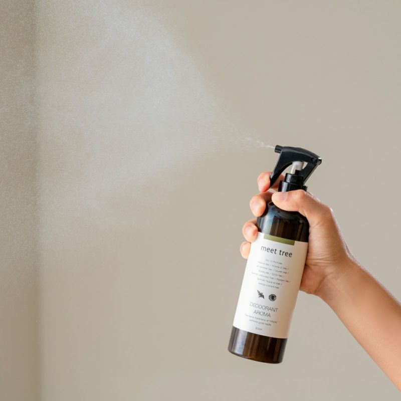 meet tree　消臭アロマミスト 300ml 　ヒノキ　使用シーン