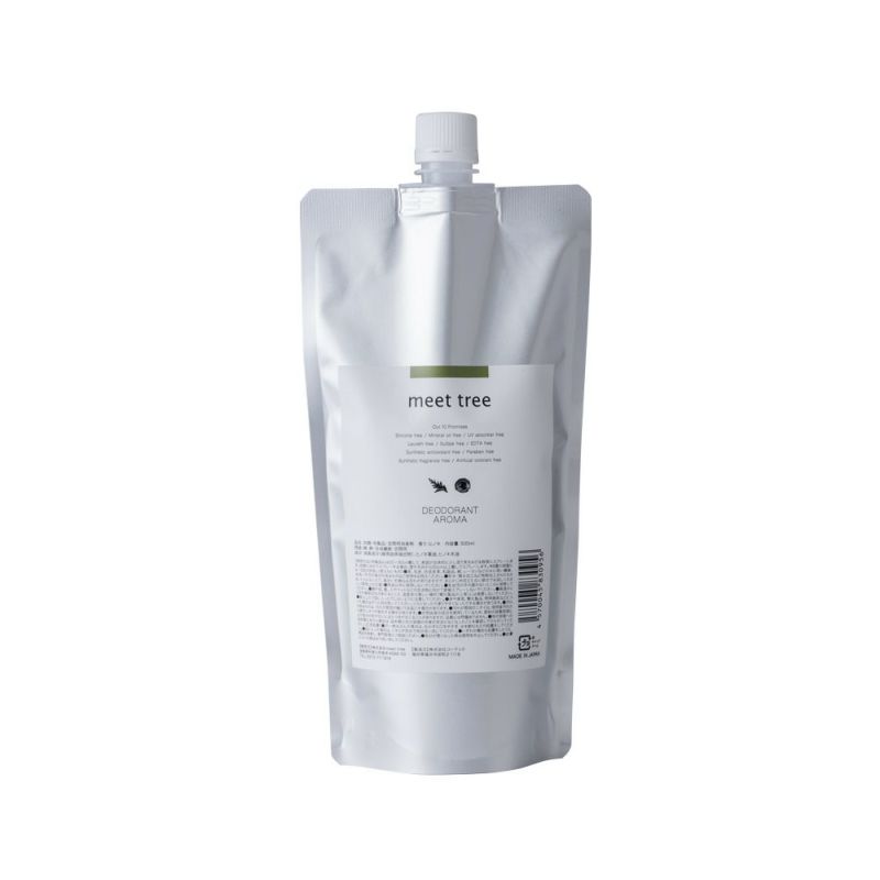 meet tree　消臭アロマミスト 詰め替え用 500ml 　ヒノキ　正面