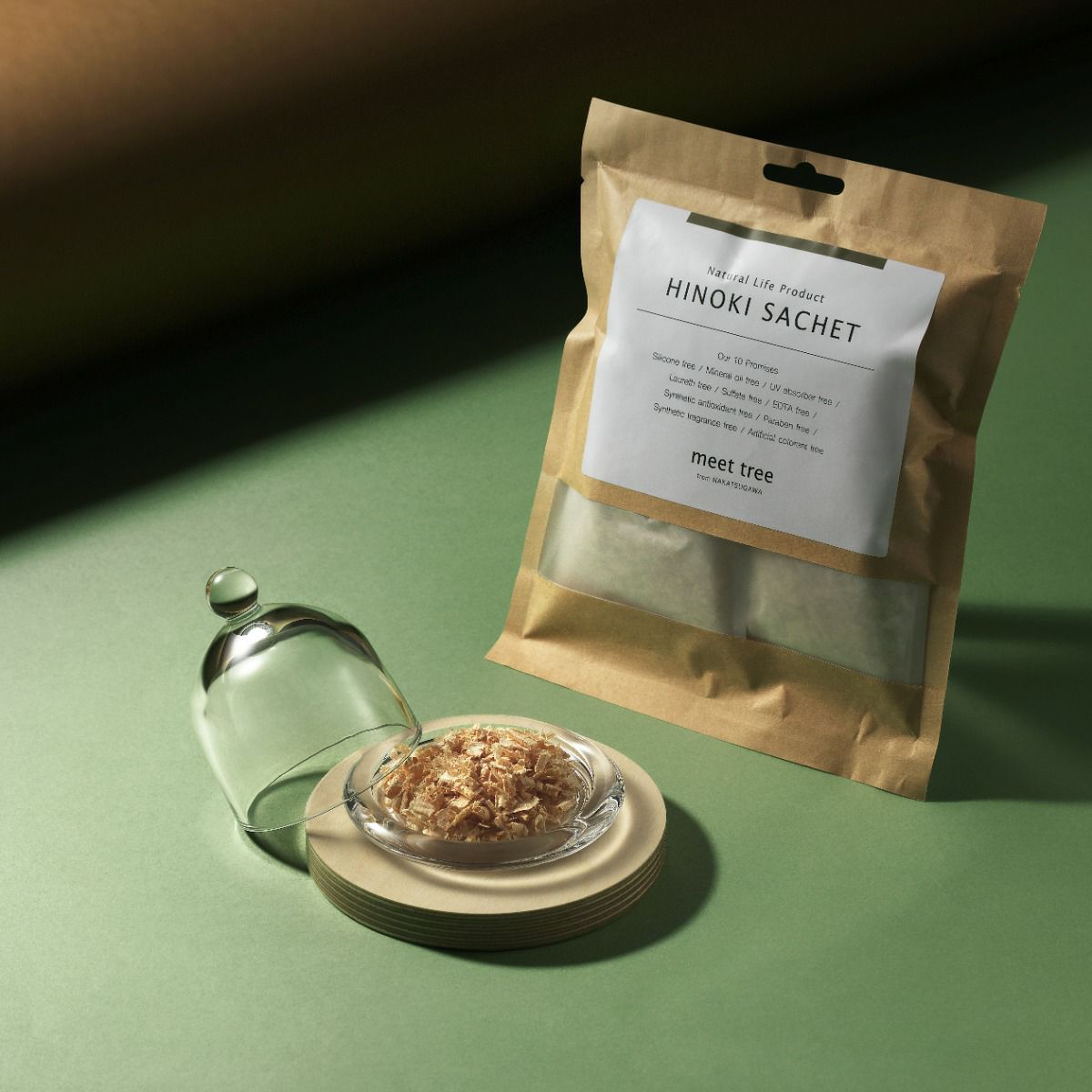meet tree　オリジナルサシェ　ヒノキ　イメージ画像
