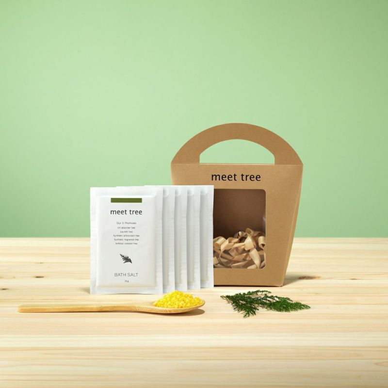 meet tree　バスソルトギフト（ヒノキの葉）　ヒノキ　イメージ画像