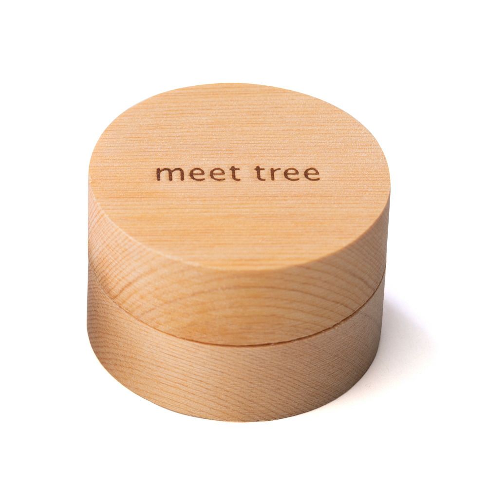 meet tree　リップバーム 6g　ヒノキ　正面