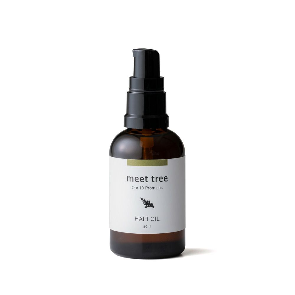meet tree　ヘアオイル ヒノキ　50ml　正面