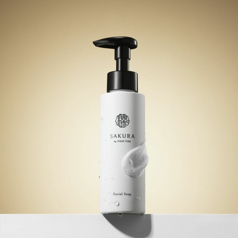 meet tree 櫻 フェイシャルソープ 100ml サクラ　スキンケア　洗顔　エイジングケア　イメージ画像