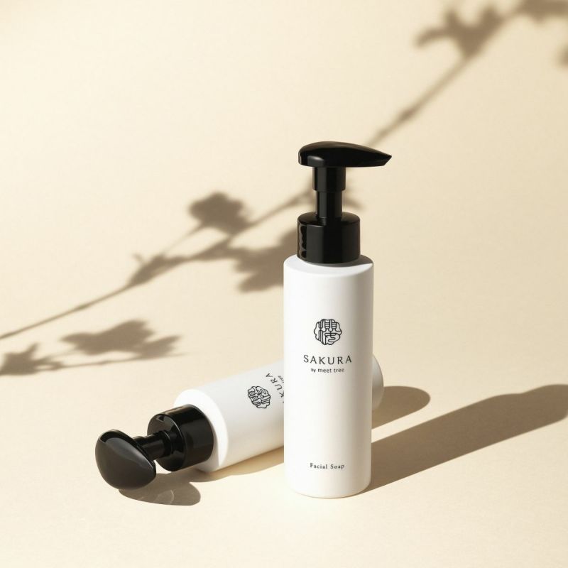 meet tree 櫻 フェイシャルソープ 100ml サクラ　スキンケア　洗顔　エイジングケア　イメージ画像