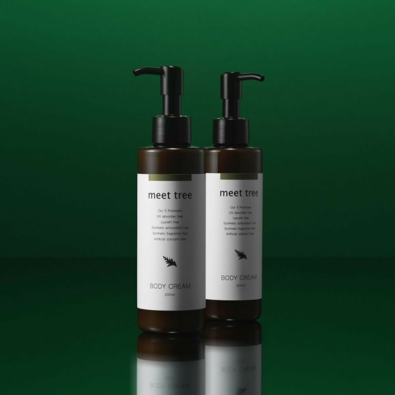 meet tree　ボディクリーム（ヒノキ） 200ml　ヒノキ　イメージ画像