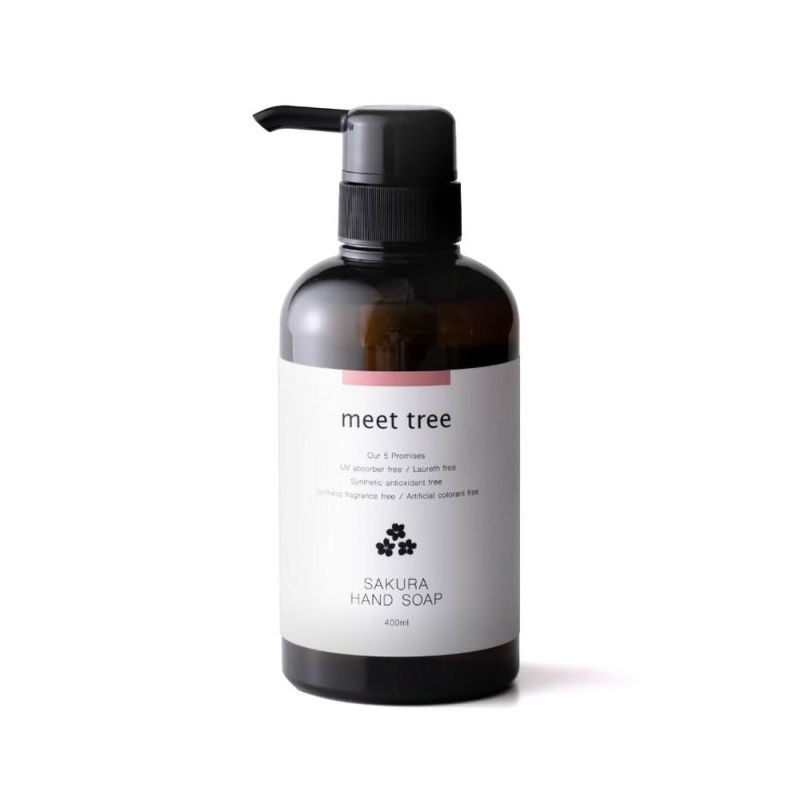 meet tree　ハンドソープ（サクラ）　400ml　サクラ　正面