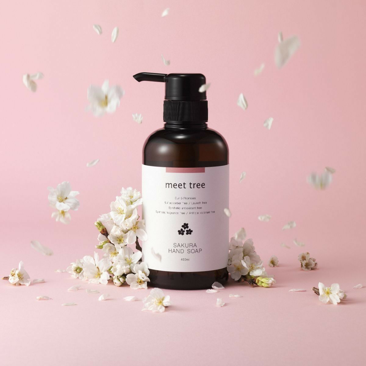 meet tree　ハンドソープ（サクラ）　400ml　サクラ　イメージ画像