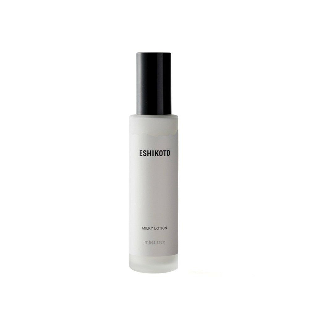 meet tree　ESHIKOTO スキンケアシリーズ　ESHIKOTO 酒粕モイスチャーミルク 80ml　酒粕　正面
