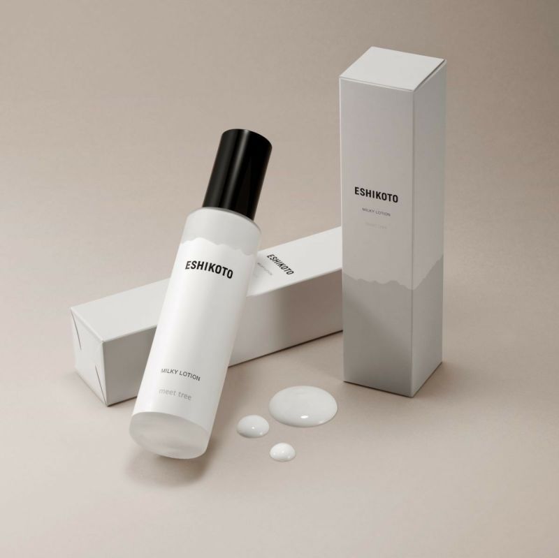 meet tree　ESHIKOTO スキンケアシリーズ　ESHIKOTO 酒粕モイスチャーミルク 80ml　酒粕　イメージ画像