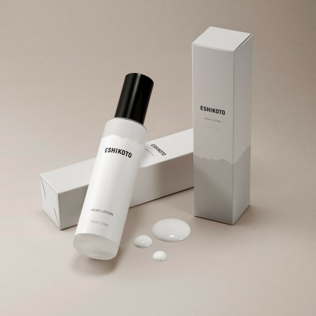 meet tree　ESHIKOTO スキンケアシリーズ　ESHIKOTO 酒粕モイスチャーミルク 80ml　酒粕　イメージ画像