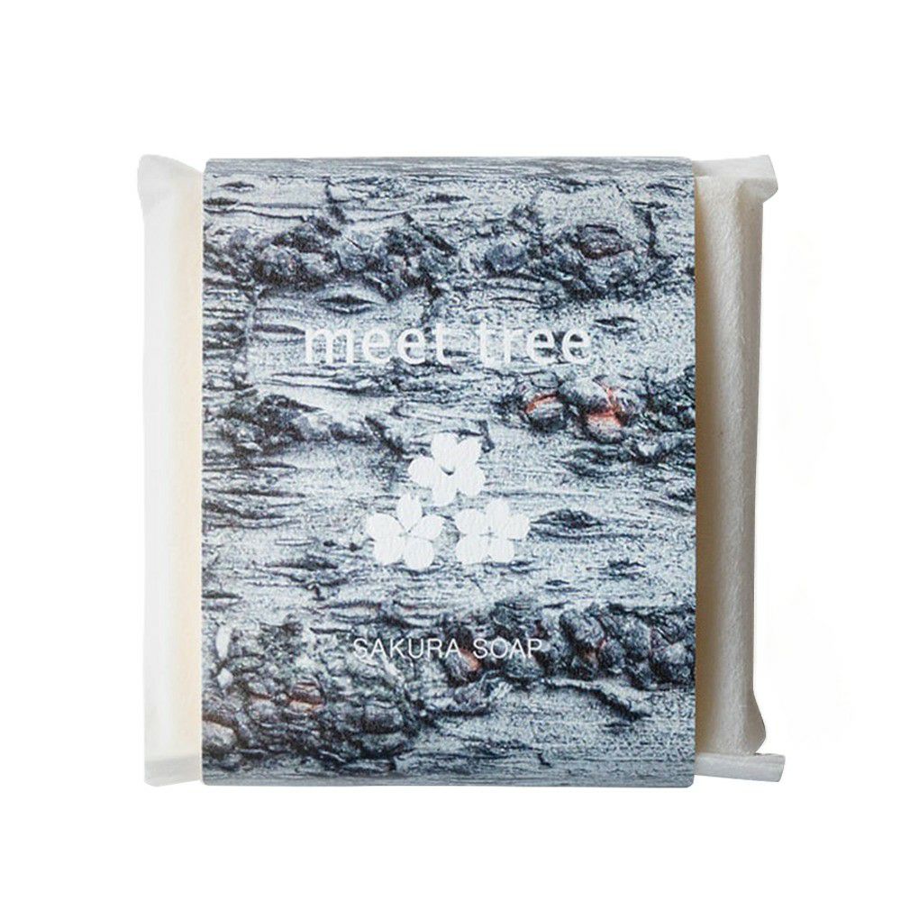 meet tree　ハンドメイドソープ（サクラ） 85g　サクラ　正面