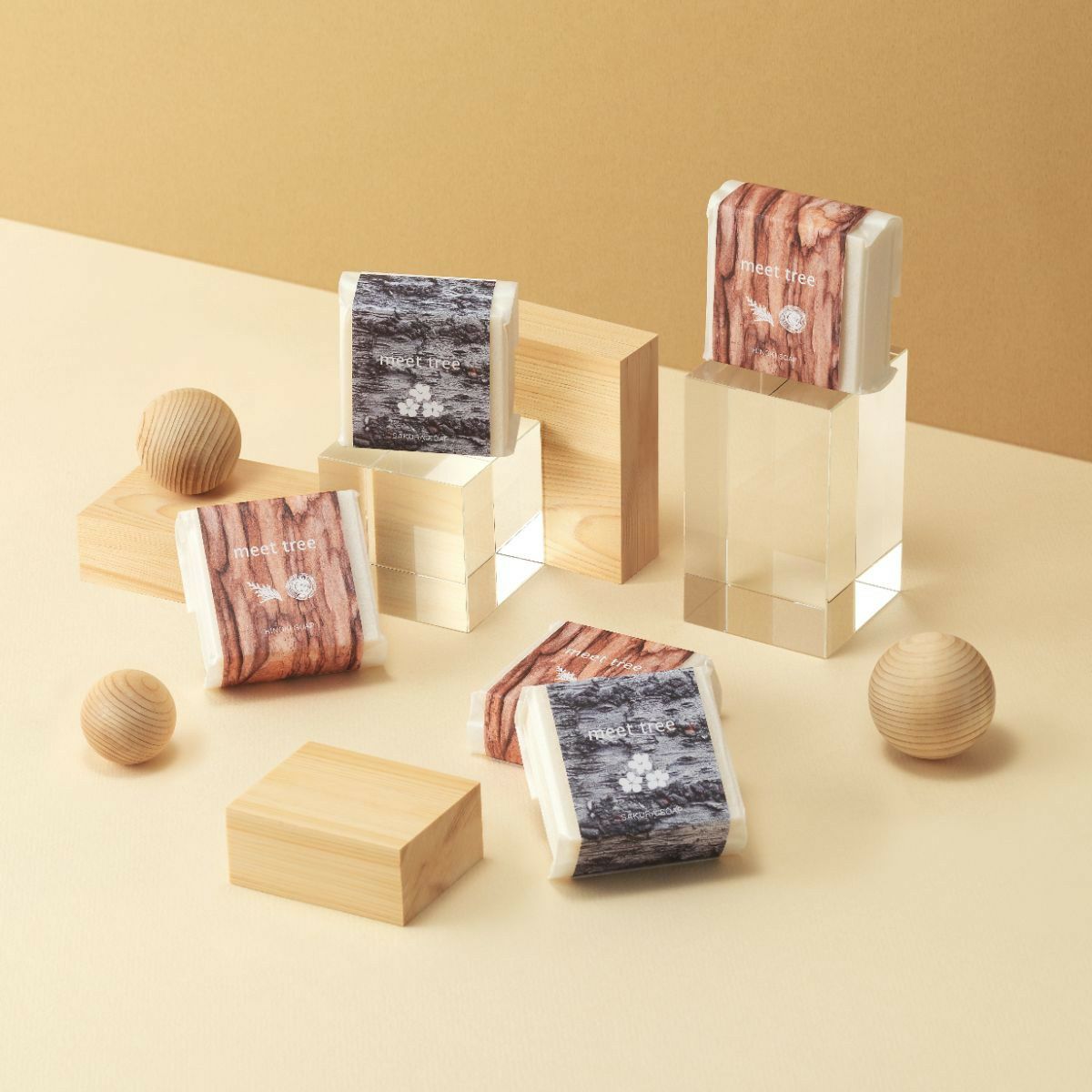 meet tree　ハンドメイドソープ（サクラ） 85g　サクラ　イメージ画像