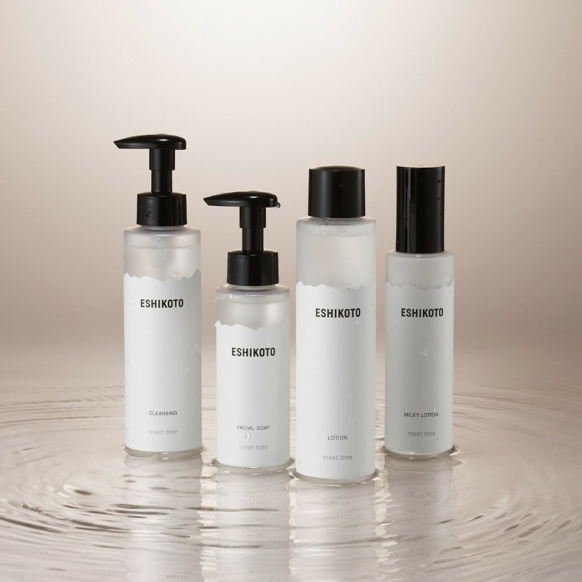 meet tree　ESHIKOTO スキンケアシリーズ　ESHIKOTO 酒粕クレンジングリキッド 150ml　酒粕　シリーズラインナップ