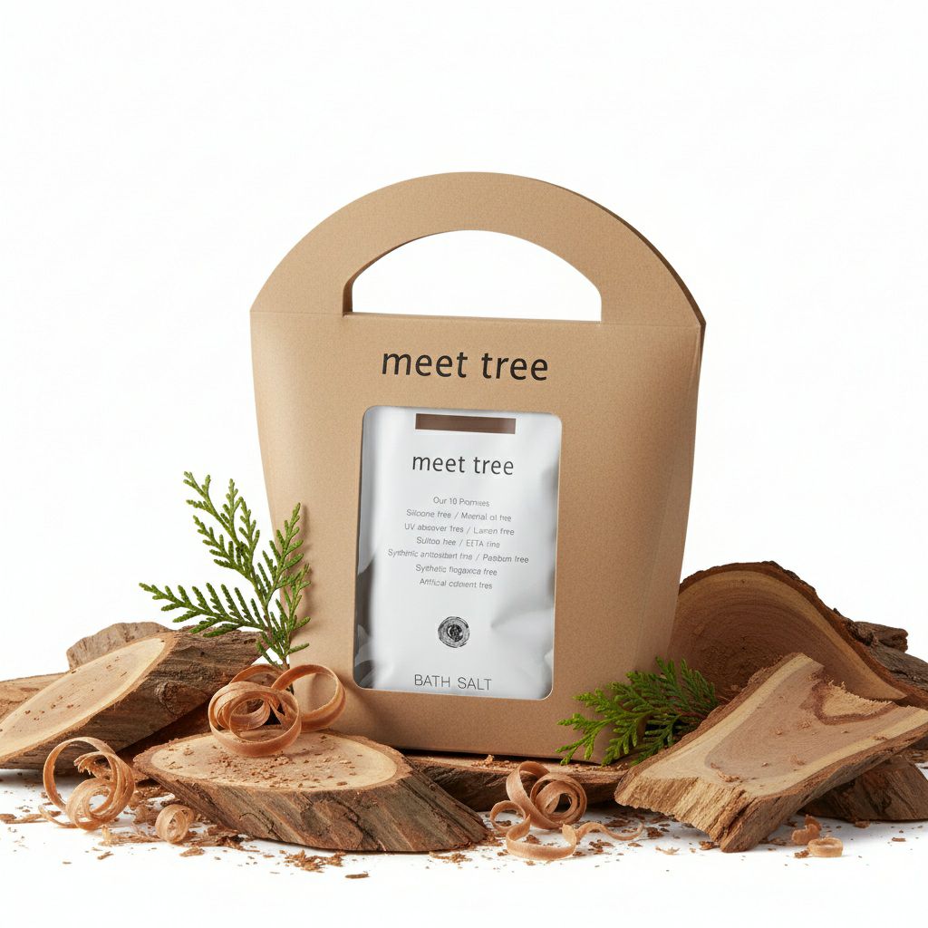 meet tree　バスソルトギフト（ヒノキの木）　ヒノキ　イメージ画像